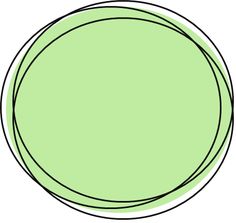 a green plate with a black line on the top and bottom, it is empty