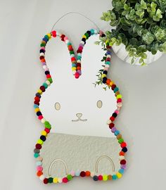 Bunny  Mirror Pom Pom Acrylic Mirror Kids Room Rabbit Mirror Baby Room Decor Kids Pom Pom Mirror Home Decor Rainbow Personalized Kids Mirror by ByLottieLove on Etsy Mirror Kids Room, Pom Pom Mirror, Bunny Mirror, Rabbit Mirror, Mirror Kids, Kids Mirror, Kids Mirrors, Boho Baby Room, Mirror Home Decor