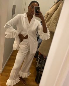 Homewear Outfit, Elegant Loungewear, Street Ware, Wfh Outfits, Luxury Loungewear, Monochromatic Outfit, Homewear Fashion, I Wish I Was