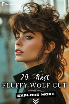 From tousled waves to feathered layers, the fluffy wolf cut offers a playful and feminine take on the classic hairstyle. How To Make Your Hair Look Fluffy, How To Get Fluffy Messy Hair, How To Make Flat Hair Fluffy, Make Hair Fluffy, How To Make Your Hair Fluffier, Wolf Cut Medium, Feathered Layers