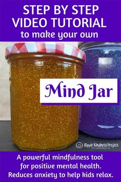 Mind Jars: a mindfulness tool to help kids relax - Ripple Kindness Project Student Wellbeing, Calming Anger, Wellbeing Space, Teacher Wellbeing, Regulate Emotions, Wellbeing Activities, Calm Classroom, Kindness Projects, School Culture