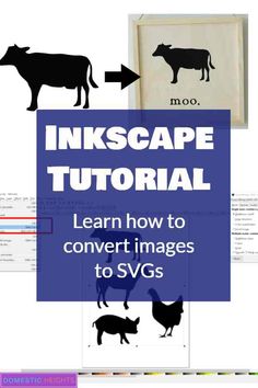 the instructions for how to convert images into svgs