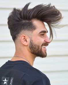 Stylish Haircuts For Boys, Low Fade Long Hair, Long Fade Haircut, Fade Long On Top, Long Hair Fade, Haircuts For Boys, Top Haircuts For Men, Pompadour Haircut, Mens Hairstyles Fade