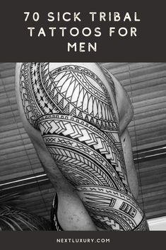 Tribal tattoos are most often connected with rites of passage or a significant transformation. Modern designs feature all kinds of unique styles for a more masculine appearance.Although nowadays sick tribal tattoos are often made from tattoo artists themselves, there are still a few traditonal designs that derive from certain various historic tribes. #nextluxury #tattooideas #tattoodesigns Tribe Tattoo For Men, Dragon Head Tattoo, Rites Of Passage, Full Sleeve Tattoo Design, Forarm Tattoos, Head Tattoo, Masculine Design, Full Sleeve Tattoo