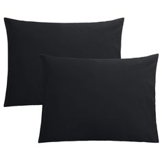 PRICES MAY VARY. Size: Standard (20" x 26") Color: Black (exclude pillow, pack of 2) Our pillowcase is made of microfiber. The fabric is stain and wrinkle resistant. Good stitching and exquisite workmanship reduce loose threads and make nice pillowcases for you Unique designed envelope closure to cover, protect, and keep your pillow clean and in place. No more zippers and no more escaping pillows. Our pillowcases are generally applicable to guestrooms, bedrooms, sofas. The combination of the sim Garden Bedding, Standard Pillow, Good Night Sleep, Colorful Decor, Keep It Cleaner, Simple Designs, Pillow Cases, Stain, Pillow Covers