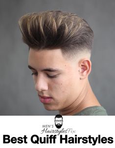 Quiff Hairstyles #haircut #hairstyles Trending Mens Haircuts, Mens Quiff, Short Quiff, Modern Quiff, Quiff Haircut, The Quiff, Classy Hairstyles