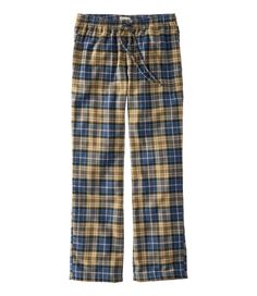 Our premium ultrasoft cotton flannel sleep pants, in just the right weight to stay warm and cozy without overheating. Classic Fit: Sits at the natural waist and trim, with a traditional straight leg. Inseams: Short 30", Regular 32", Tall 34". Exceptionally cozy 100% cotton Portuguese flannel. Brushed on both sides for superior softness and warmth. Authentic yarn-dyed tartans stay vibrant and colorful. Machine wash and dry. Elastic waist. Pull-on, flyless style. On-seam pockets. Imported. | Men's Mens Flannel Pajamas, Flannel Pajama Pants, Scottish Plaid, Mens Sleepwear, Rain Pants, Mens Flannel, Flannel Pajamas, Sleep Pants, Kids Outerwear