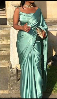 For More Latest Trending Women's outfits Just Click on the below link, https://www.etsy.com/in-en/shop/PIXAWORLD Beautiful Designer Bollywood Style Saree on Premium Pure Soft Satin Silk. 👉Saree * Fabric :- Pure Soft Satin Silk. * Embellishment :- Plain. * Color :- As shown. * Length :- 5.5 Mtr. 👉Blouse * Fabric :- Pure Soft Satin Silk. * Color :- As Shown. * Size :- 0.80 M. * Embellishment :- Plain. * Type :- Un-stitched. * Color Customization available. * Wash Care :- First Wash Dry Clean. * Quality:- Quality Product. * Occasion:- Festival, Party-wear, Wedding, Ceremony. Made to Measure Order Note :- Kindly message me. I will guide how to take measurements. Charges may be extra. Please Note: 1. The Shades May Vary Slightly from The Colors Displayed On Your Screen. 2. There Might Be Slig Wedding Fits, Asian Clothing, Saree Ideas, Slides Outfit, Saree Wearing, Sarees For Girls, Saree Wearing Styles, Indian Sari Dress, Fancy Sarees Party Wear