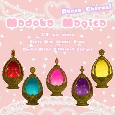 1.5" glitter epoxy Madoka Magica soul gem phone charms! Double sided with the front being normal and the backside being a tainted side<3 These are pre-orders for November! They will be in my shop for sale by the end of that month after pre-orders are taken care of Madoka Magica Merch, Madoka Magica Soul Gem, Holy Quintet, Soul Gem, Best Cosplay Ever, Mahō Shōjo Madoka Magica, Phone Straps, Phone Charms, Class Design