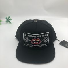 Brand New Unisex Adjustable I Think It'll Make You Look Cool Accept Reasonable Offers,Tks Red Lip Color, Black Trucker Hat, Heart Accessories, Chrome Hearts, Red Lips, Lip Colors, Look Cool, Trucker Hat, Accessories Hats