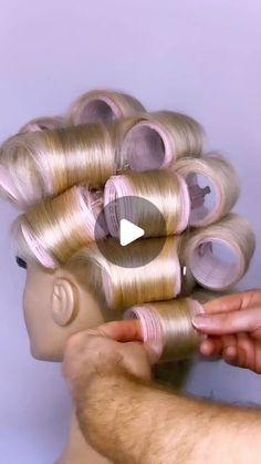 Curls With Velcro Rollers, How To Make Hair Bouncy, How To Set Rollers In Hair, How To Use Curlers For Volume, Big Soft Curls For Long Hair, How To Add Volume To Crown Of Head, Big Barrel Curls Long Hair, Volumptious Hair Curls, How To Get Big Bouncy Curls