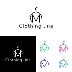 the logo for clothing line, which is designed to look like a man's head