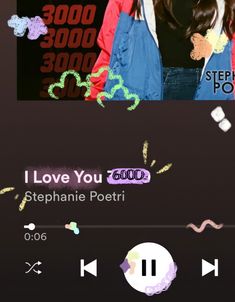 ily 3000 (Stephanie Poetri) Love You 3000, I Love You 3000 Spotify, I Love You 3000, Stephanie Poetri, Comfort Songs, Spotify Edit, Spotify Playlist, Kpop Aesthetic, Loving U