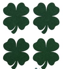 four leaf clover cut outs for st patrick's day decorations