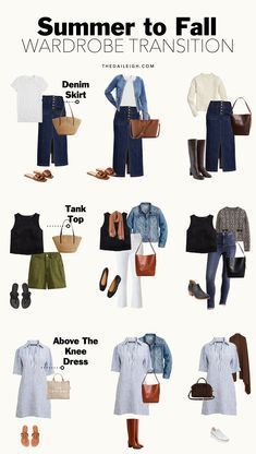 Clothing Style Guide, Summer To Fall Capsule Wardrobe, Casual 50s Outfits For Women, Fall Over 50 Outfits, Summer To Autumn Outfits, Transitional Outfits Summer To Fall, Family Gathering Outfit, Clothes Basics, Summer Autumn Outfit