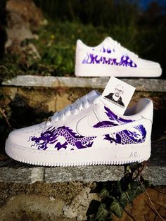 Sneakers Nike Air Force, Custom Sneakers Nike, Sneakers Nike Air, Nike Shoes Air Force, White Nike Shoes, Nike Fashion Shoes, Custom Nike Shoes