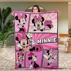 Personalized Minnie Mouse Blanket, Minnie Mouse Birthday Gifts, Customized Minnie Fleece Blanket, Personalized Blanket For Baby Girl BXKN41 👏CONGRATULATIONS You have found an online shop with reasonable prices, amazing quality, and fast shipping 👉About Fleece Sherpa Blanket: Made with 100% polyester fleece, this custom-print fleece blanket is as soft as it is stylish. Put your design on the top side with stunning colors to create an instant-favorite addition to any home. The blanket comes in two sizes and features a textured sherpa underside. 👉About Velveteen Plush Blanket: Create a cozy and warm atmosphere at home with this plush velveteen blanket. It is soft to touch and perfect for any home. Customize with a one-sided print to add your personal touch or create a gift for your friends Minnie Mouse Blanket, Blanket For Baby, Mouse Birthday, Minnie Mouse Birthday, Blanket Personalized, Personalized Blanket, Personalised Blankets, Sherpa Blanket, Plush Blanket