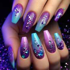 Summer Nails With Gems, Libra Inspired Nails, Painting Fingernails, Nails Latina, Bad And Boujee Nails, Boujee Nails, Wife Nails, Latina Nails, Classy Baddie Nails