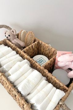 NURSERY INSPO | BABY GIRL NURSERY Dresser Organization Nursery, Baby Dresser Organization, Nursery Dresser Organization, Baby Room Closet, Nursery Nook, Baby Nursery Closet, Girly Nursery