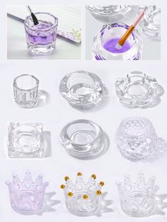 1pc Clear Glass Nail Brush Cleaner Glass Cup Manicure Accessory Tools Multicolor    Glass  Nail Art Brush Cleaner Cup   Nail,Hand & Foot Care, size features are:Bust: ,Length: ,Sleeve Length: Nails Street Style, Dappen Dish, Dappen Dishes, Nail Art Tool Kit, Glass Nails Art, Nail Art Acrylic, Manicure Colors, Acrylic Liquid, Liquid Nails