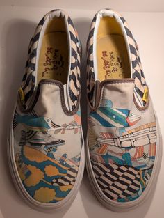 Vans Slip On The Beatles Submarine Sea of Monsters Shoe Men Size 8 Women 9.5 Lightly worn and in very good condition. Please message me with any questions. Thank you Sea Of Monsters, Shoe Men, Vans Slip On, Size 8 Women, Painted Shoes, The Beatles, Submarine, Shoes Mens, Athletic Shoes