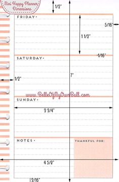 a pink and white striped notebook with the words happy planner written on it, next to a