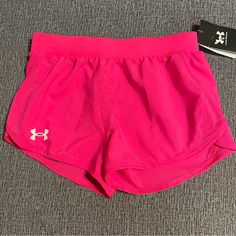 Nwt. Under Armour Shorts In A Youth Size Medium. Shorts Are Pink With A White Logo On Front. Drawstrings On Inside Front. No Lining Or Pockets. Fabric Body Is 100% Polyester. Please See Photos For Measurements. G-3 Sport Fits, Nike Shorts Women, Black Nike Shorts, Under Armor Shorts, Cute Nike Outfits, Size 16 Women, Black Athletic Shorts, Under Armour Girls