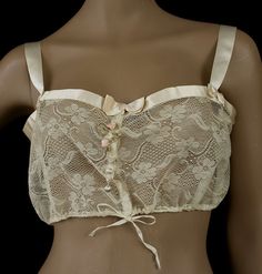 French Lace Cami Lingerie Inspiration, Lace Camisole, Edwardian Fashion, Pretty Lingerie, Beautiful Lingerie, French Lace, Historical Fashion