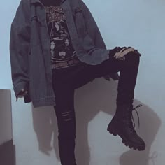 Indie Outfits Grunge Alternative Fashion, Grunge Winter Outfits, Indie Outfits Grunge, Grunge Outfits Winter, Grunge Outfits 90s, Outfits Edgy, Grunge Boy, Fashion 90s