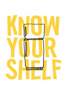 a poster with the words know your self written in yellow and black on white background