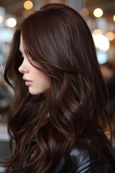 Mocha Hair Color, Mocha Brown Hair Color, Chocolate Hair Color, Dark Chocolate Brown Hair, Brown Hair Color Shades, Brown Hair Inspo