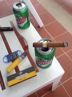 Cuban Cohiba Siglo I and a couple of Cuban Cristal beers....... Cuban Cigars Havana Cuba, Country Side Life, Beer Snacks, Book Cover Page Design, Soy Boricua, Cover Page Design, Caribbean Queen, Book Cover Page