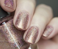 Ilnp Nail Polish, Holographic Nail Polish, Nails Colors, July Nails, Rosy Pink, Perfect Foundation, Holographic Nails, Nail Inspiration, Pretty Eyes