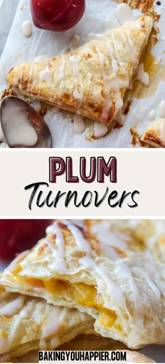 plum turnoverers are an easy dessert that is ready to be eaten