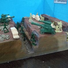 MAQUETA DE TRINCHERAS DE GUERRAS