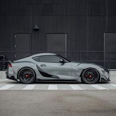 The Supra is powered by two BMW-sourced engine options: a turbocharged B48 2.0-litre inline-four or a turbocharged B58 3.0-litre inline-six. The 2.0-litre engine was initially offered in Japan, select Asian countries and Europe. One of the most notable aspects of the 2020 GR Supra is its acceleration. With a 3.0-L Turbo Inline-6 engine, the car can go from 0-60 mph in just 3.8 seconds. This makes it the fastest supra in the world. #sportscar #racing #racingcar #worldfastercar #sports #supra #mk5 A90 Supra, Z4 Bmw, Car Aesthetic Wallpaper, Aesthetic Jdm, Supra Gr, Car Aesthetic Interior, Car Accessories Aesthetic