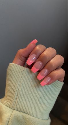 Spring Nail 2023, Nail 2023, Spring Break Nails, Broken Nails, Summery Nails, French Tip Acrylic Nails, Simple Acrylic Nails, Classy Acrylic Nails, Cute Gel Nails