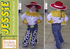 two pictures of children wearing cowboy hats