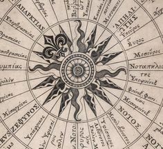 the wheel of fifths is shown in black and white, with an ornate design on it