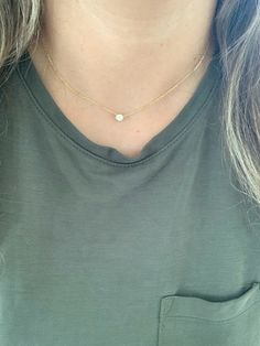 Tiny Solitaire Gold Necklace, Dainty Necklace, Gold necklace, CZ Necklace, Simple Necklace, Minimalist Necklace, Gifts for her, Christmas Dainty Necklace Gold, Gold Necklace Dainty, Dainty Gold Necklace, Cz Necklace, Necklace Simple, Necklace Minimalist, Men's Necklace, Necklace Dainty, Oils For Skin