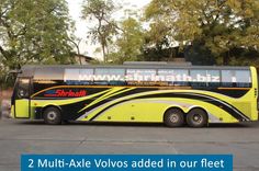 two multi - axle volvos added in our fleet