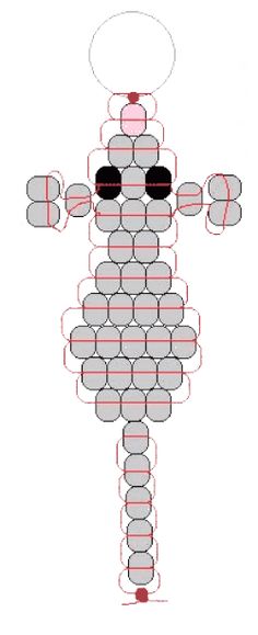 an image of a person made out of circles