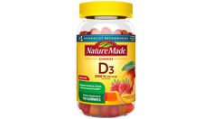 Nature Made Vitamin D3 2000 IU Gummies (50 mcg) per serving offer an easy way to add Vitamin D supplements to your daily routine to support bone, teeth and muscle health. Sourced from high quality ingredients, these Nature Made Vitamin D3 gummies for adults are gluten free dietary supplements with no synthetic dyes, no high fructose corn syrup, and no artificial sweeteners. Each Vitamin D3 2000IU gummy supports a healthy immune response and aids in calcium absorption. Vitamin D is a common nutri Mango Vitamins, Vitamin D Supplements, D3 Vitamin, Nature Made Vitamins, Vitamin D Supplement, Giant Food, Artificial Sweeteners, Peach Mango, High Fructose Corn Syrup