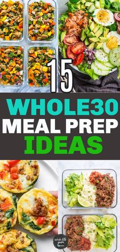 15 whole 30 meal prep ideas that are easy to make and great for busy weeknights