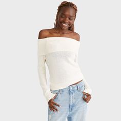 Atlanta Falcons Trendy and effortless style abounds on this Juniors' Aeropostale Off The Shoulder Sweater. FEATURES Sweater-knit construction No closure - pullover styling Long sleeves Off-the-shoulder necklineFIT & SIZING Classic fitFABRIC & CARE Cotton, polyester Machine wash Imported Size: Xxl. Color: Tofu. Gender: female. Age Group: kids. Off The Shoulder Sweater, Sweater White, Atlanta Falcons, Shoulder Sweater, White Sweaters, Christmas Wishlist, White Cream, Aeropostale, Pullover Styling