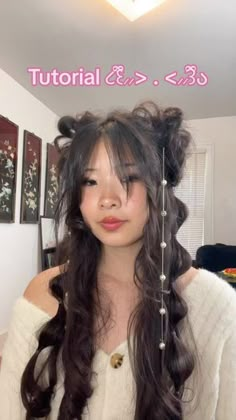 Space Bun Hairstyle, Rave Hairstyles, Space Bun, Concert Hairstyles, Rave Hair, Y2k Hairstyles, Fairy Hair, Hairstyles For Layered Hair, Kawaii Hairstyles