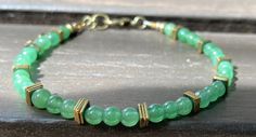 Made with 4mm green Aventurine nature stone beads. Natural Stone Bracelets, Green Aventurine, Stone Bracelet, Stone Beads, Turquoise Bracelet, Natural Stone, Natural Stones, Jewelry Bracelets, Handmade Items