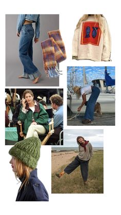 fisherman aesthetic: rain coats, cuffed jeans, chunky sweaters, beanies and scarves Fisherman Aesthetic, Pinterest Predicts, Grandma And Grandpa, College Outfits, Style Board, Fashion Trend, Aesthetic Fashion, Trendy Fashion, Winter Outfits