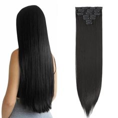 PRICES MAY VARY. ☘【Superior Quality with Comfortable&Healthy】The clip in hair extensions has no tape no glue, no damage to scalp and hair. Our Clip in hair extensions is thick, soft, tangle free, silky, soft, natural and harmless to hair. ☘【Easy to Put or Remove】5 minutes wear. It has 4 different width pieces and total 16 clips which is easy to suit your needs in different parts of the hair. Clip hair extensions is easy and quick to add volume and length. Anyone can do it. The stainless steel cl Curly Styling, Colored Hair Extensions, Weft Hair Extensions, Light Hair Color, Wide Tooth Comb, Hair Easy, Purple Shampoo, Hair Setting, Color Shampoo