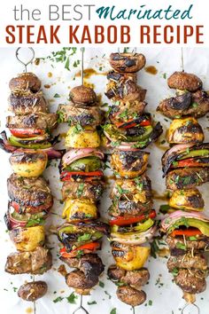 the best marinated steak kabob recipe